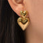 HEART OVER HEART EARRINGS