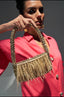 FEATHER FLAP BAG