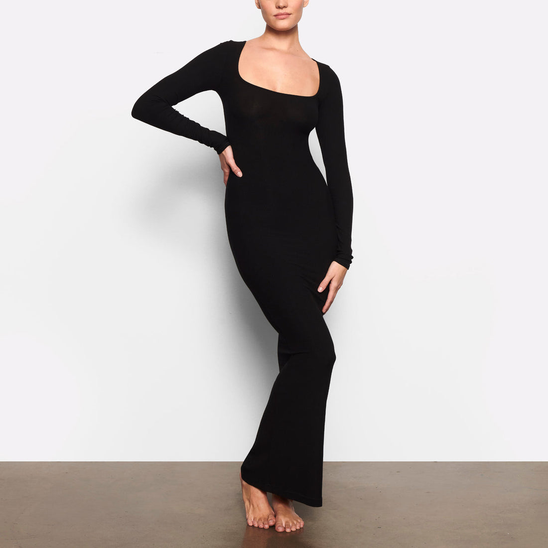 SKIMS COMFORT LONG SLEEVED DRESS