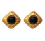 ZINNIA GOLD STUD EARRINGS