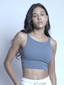 Twist Back Sports Bra - Blue